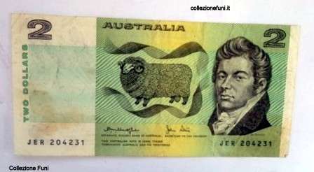 Banconota. Australia Two Dollars